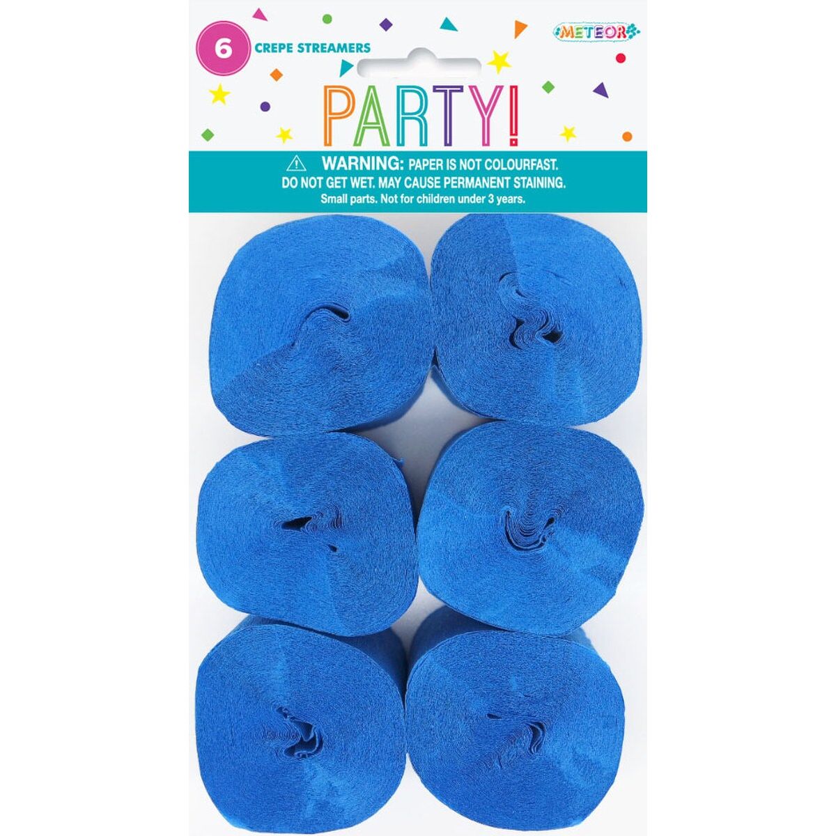 Crepe Streamers - Royal Blue - Dollars and Sense