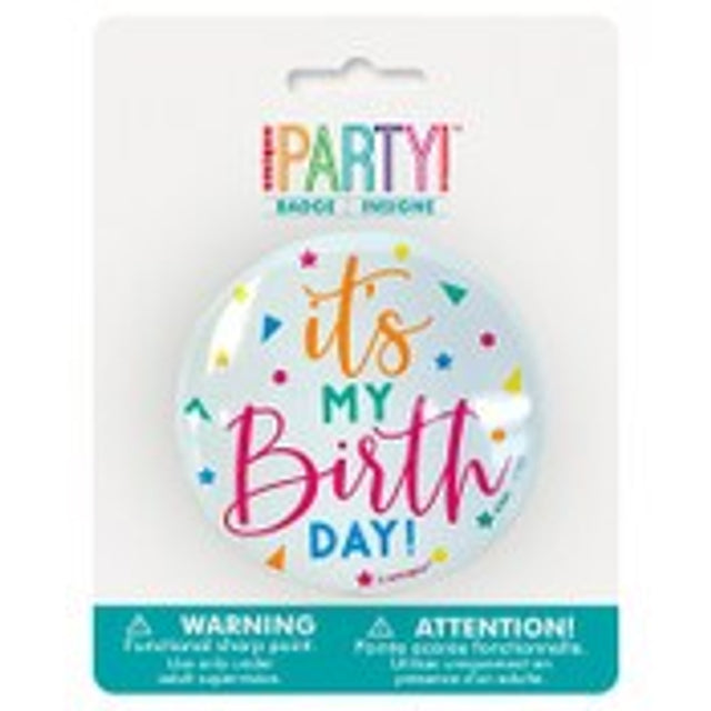 Its My Birthday Badge