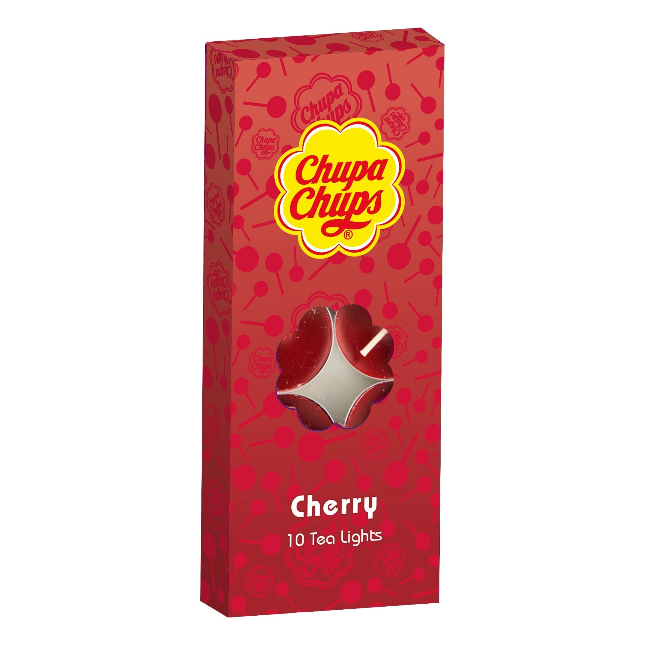 Chupa Chups Scented Tealight Candles - Cherry
