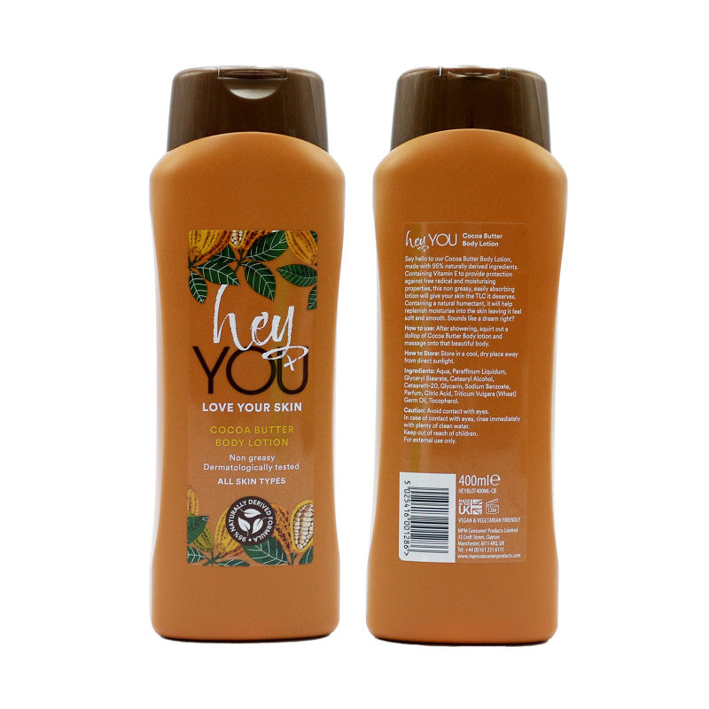 Hey You Body Lotion - Cocoa Butter - Dollars and Sense
