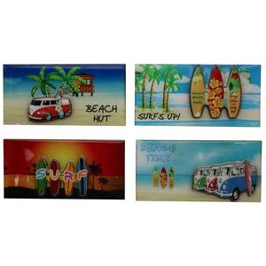 Surf Beach Magnets 10cm - Dollars and Sense