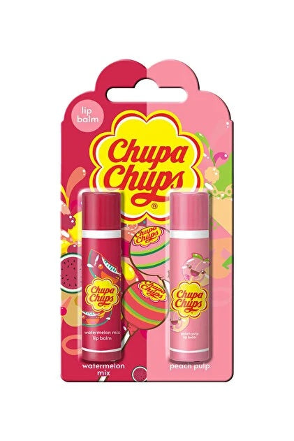 Chupa Chups pk2 Lip Balm X1 Watermelon