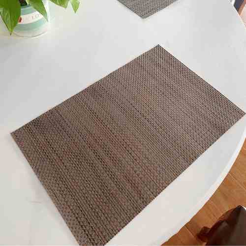 Weave Placemat Rectangle - Dollars and Sense