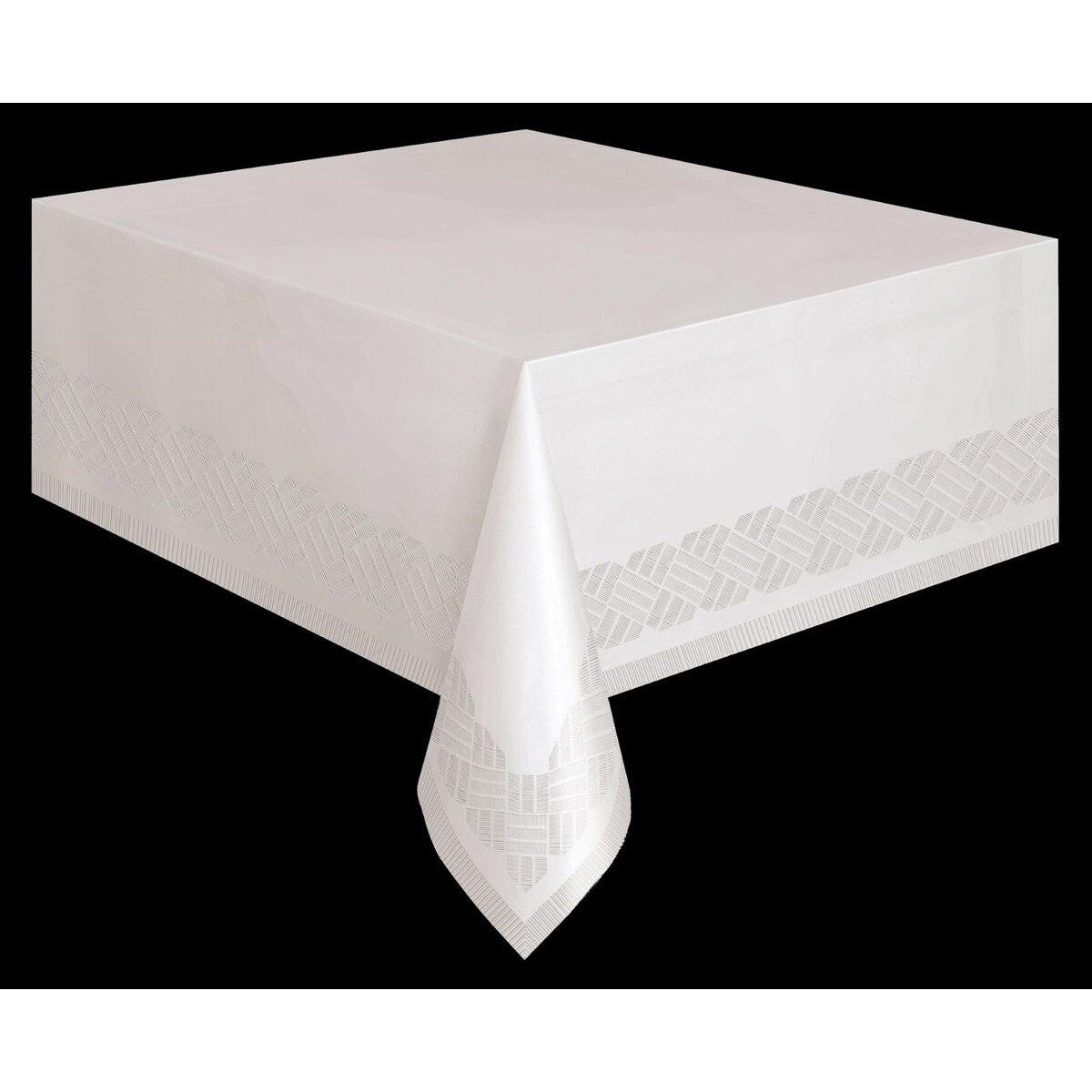 Paper Poly Tablecover - White - Dollars and Sense