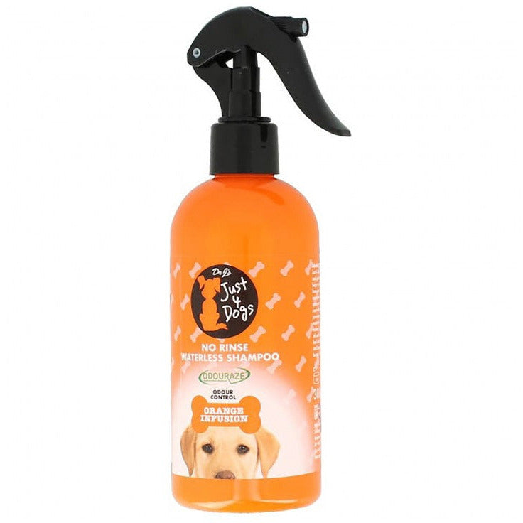 Just 4 Dogs No Rinse Waterless Shampoo Orange - Dollars and Sense