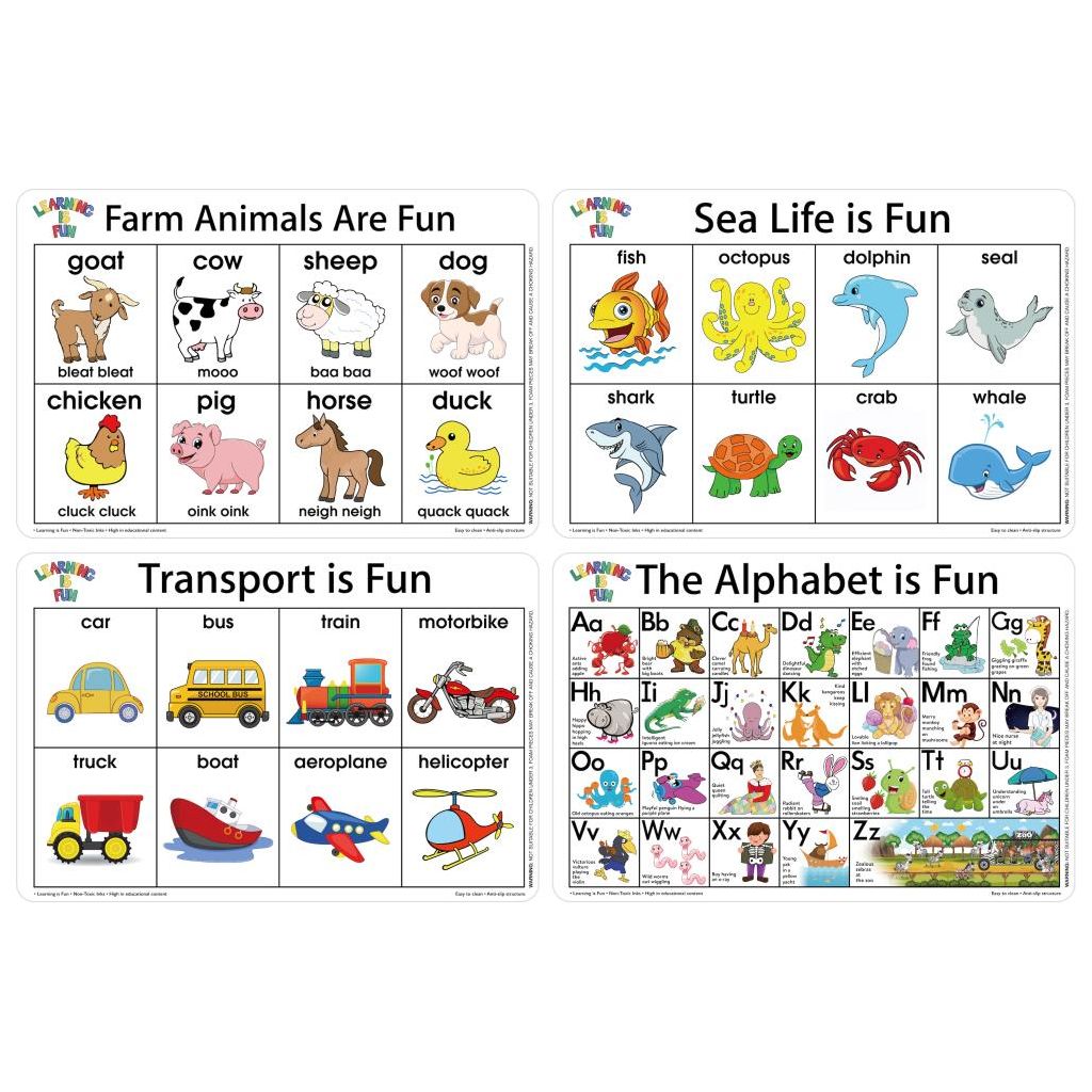 Kids Placemat - Learning Series