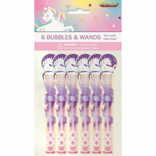 Unicorn Bubbles & Wands - Party Favors - Dollars and Sense