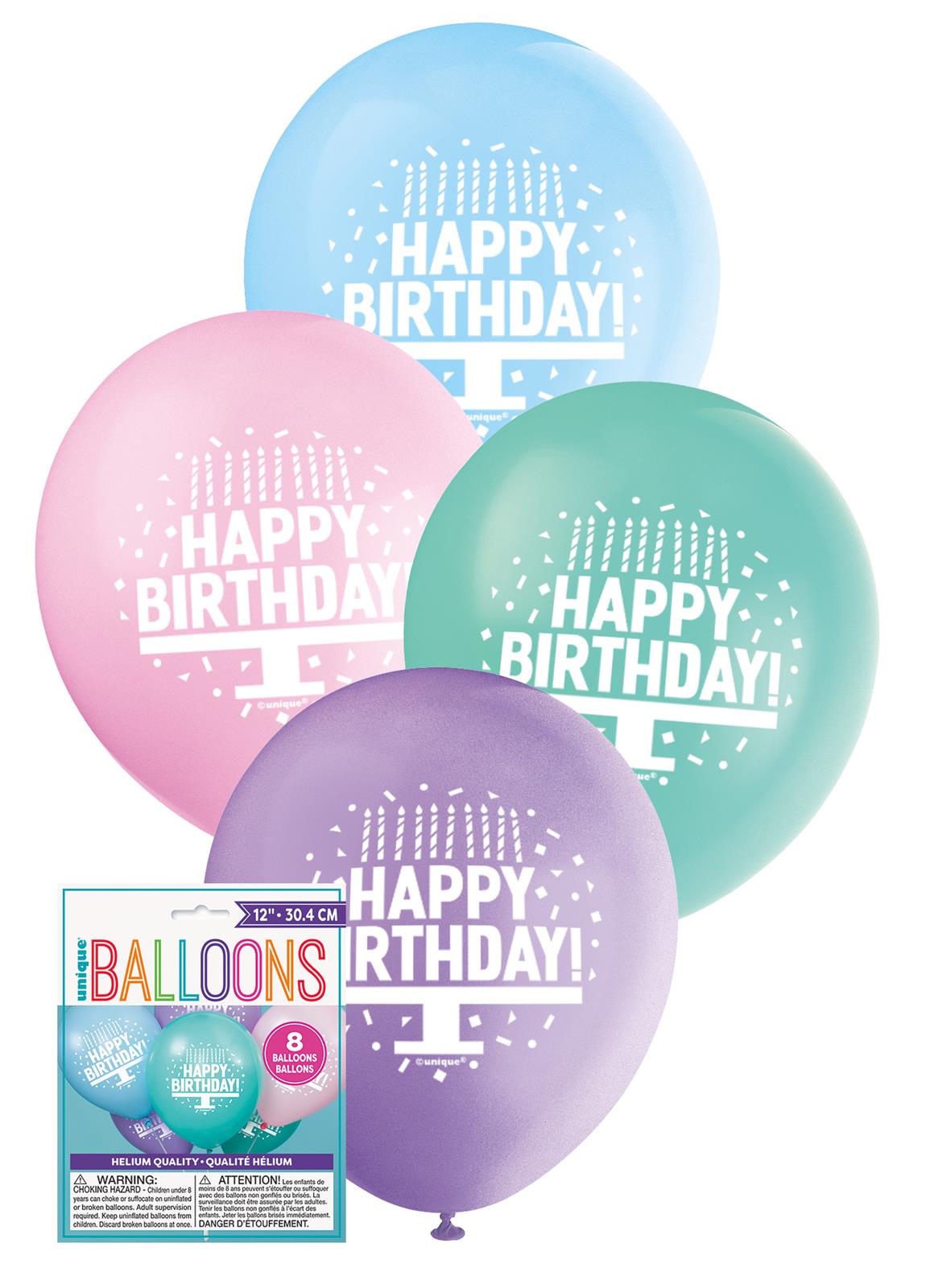 Happy Birthday Cake - Latex Balloons - Dollars and Sense