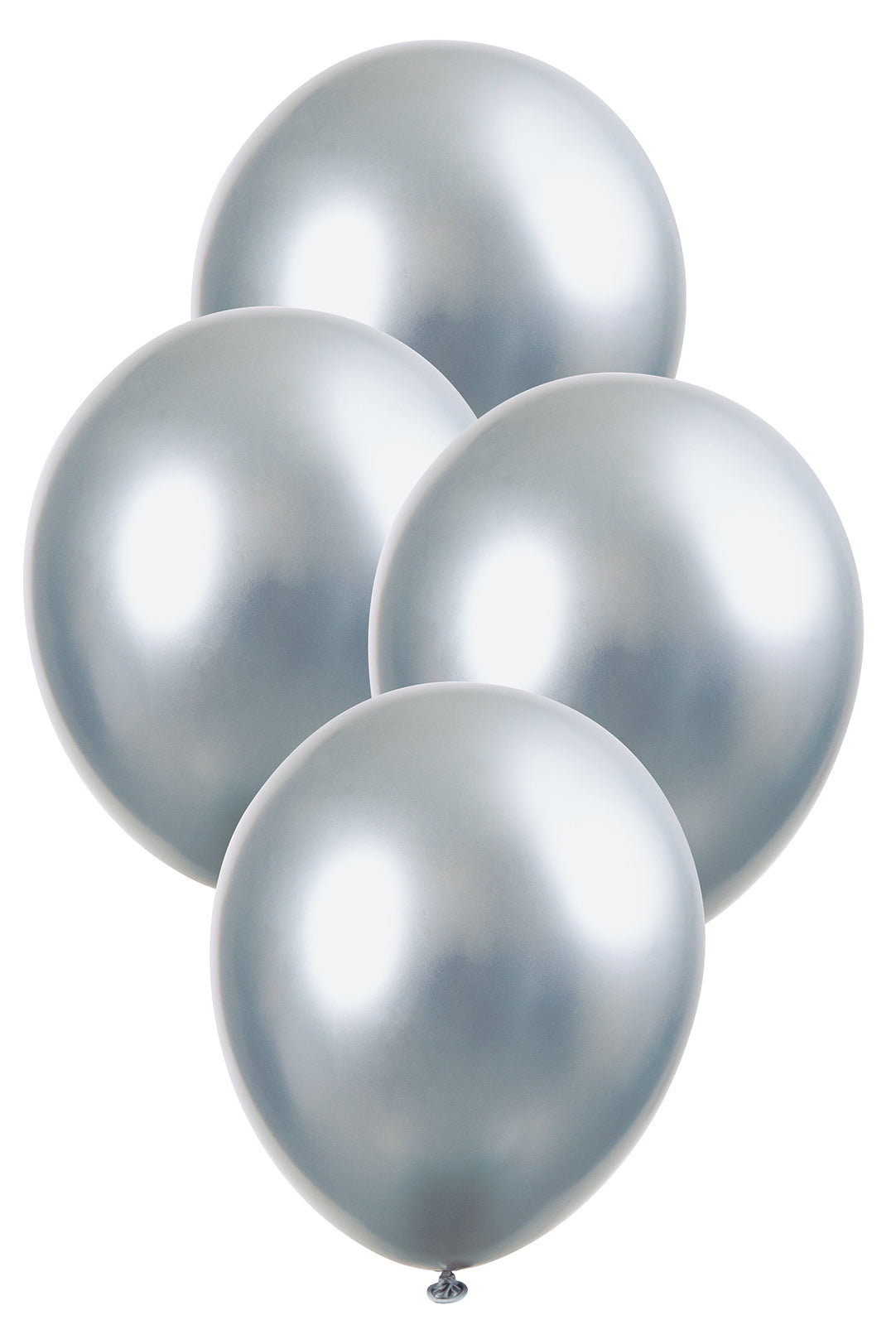 Silver Platinum Metallic Balloons - Dollars and Sense