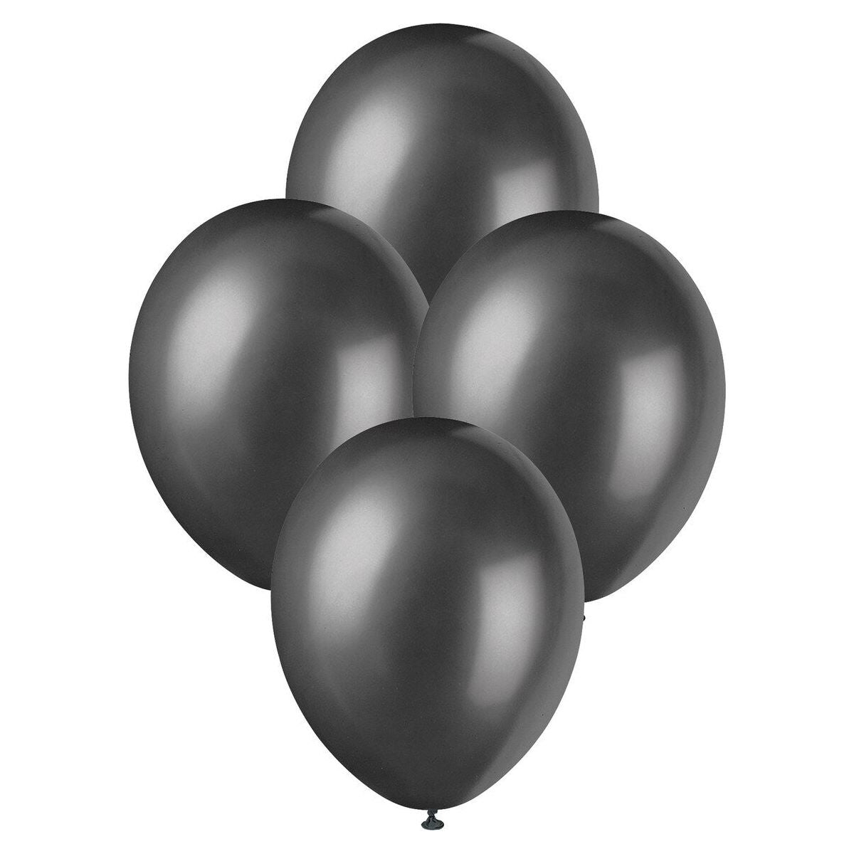 Premium Pearl Latex Balloons  - Ink Black - Dollars and Sense