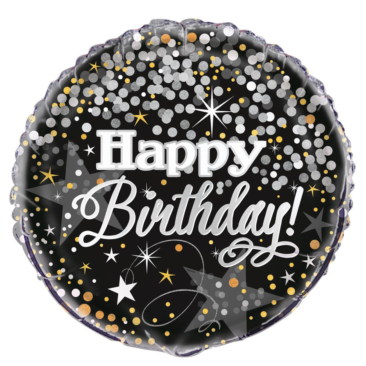 Glitter Bday 18 Foil Bln pkg