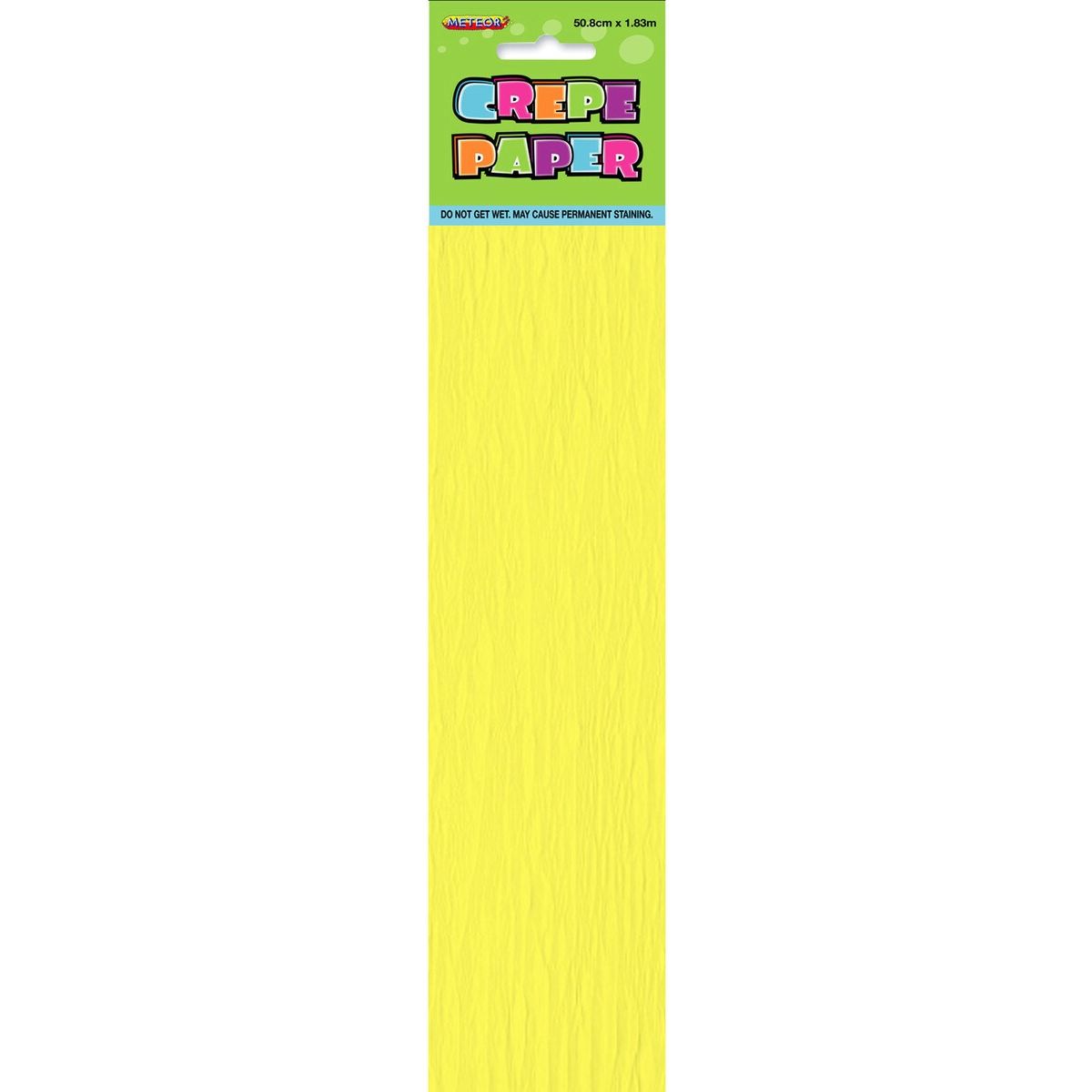 Crepe Paper - Soft Yellow - Dollars and Sense