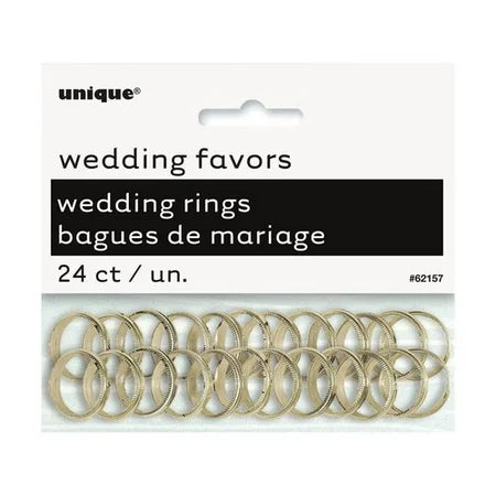 Gold Wedding Rings - Party Favors - Dollars and Sense