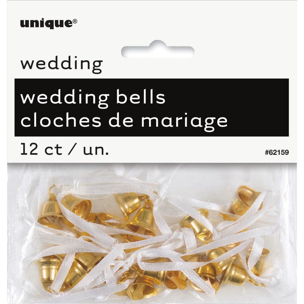 Gold Wedding Bells - Party Favors - Dollars and Sense