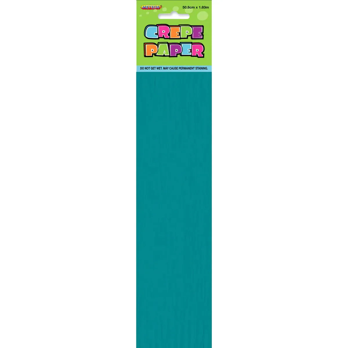 Crepe Paper - Caribbean Teal - Dollars and Sense