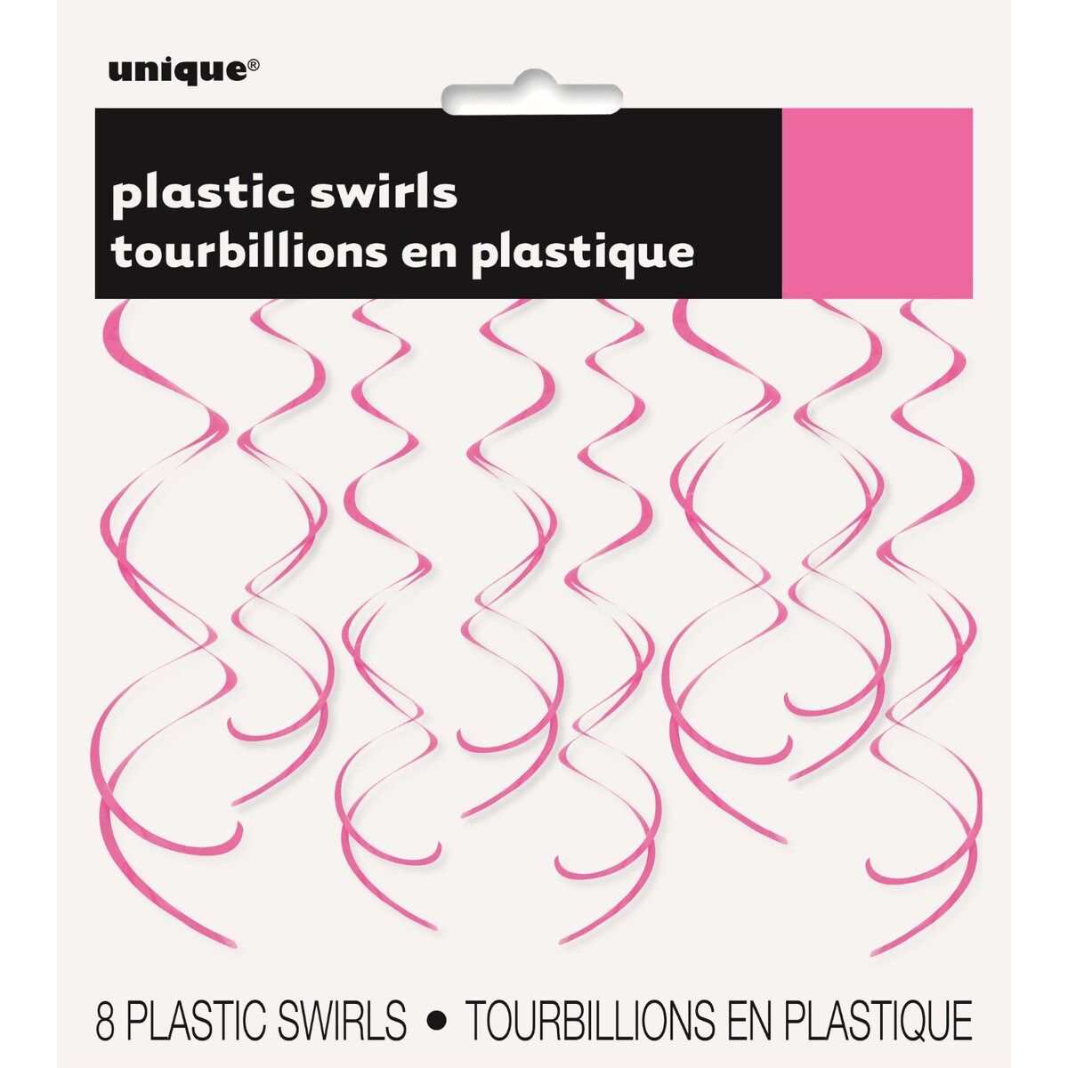 Hanging Swirl Decorations - Hot Pink - Dollars and Sense
