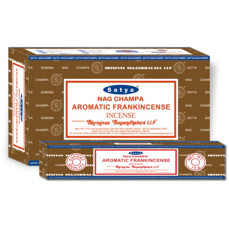 Satya Frankincense Incense 15 grams - Dollars and Sense