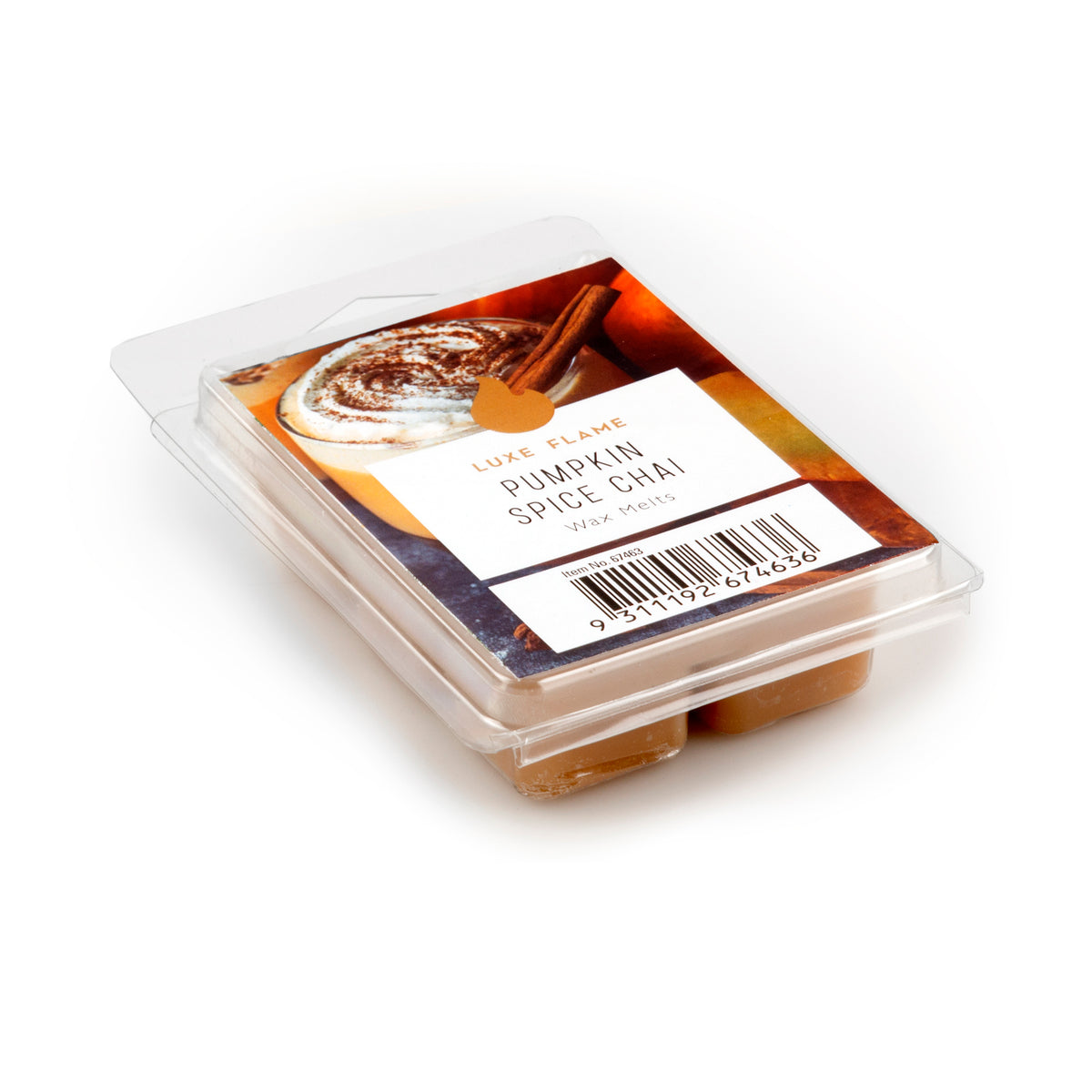 Pumpkin Spice Chai Scented Wax Melts - 6 Blocks - 7.5 x 11 x 2.5cm - Dollars and Sense
