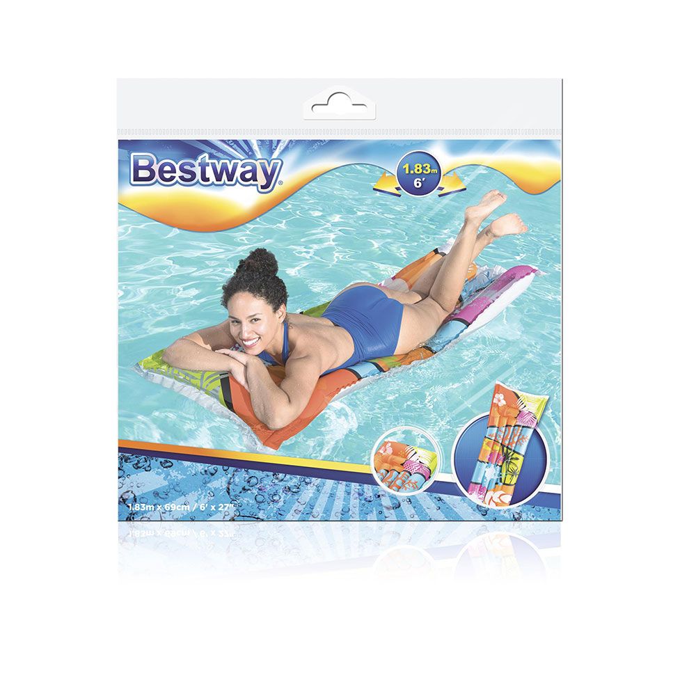 Bestway Fashion Float Air Mat - 27x72cm 1 Piece Assorted