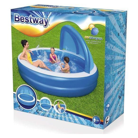 Bestway Summer Days Inflatable Family Pool - 2.41x2.41x1.40m