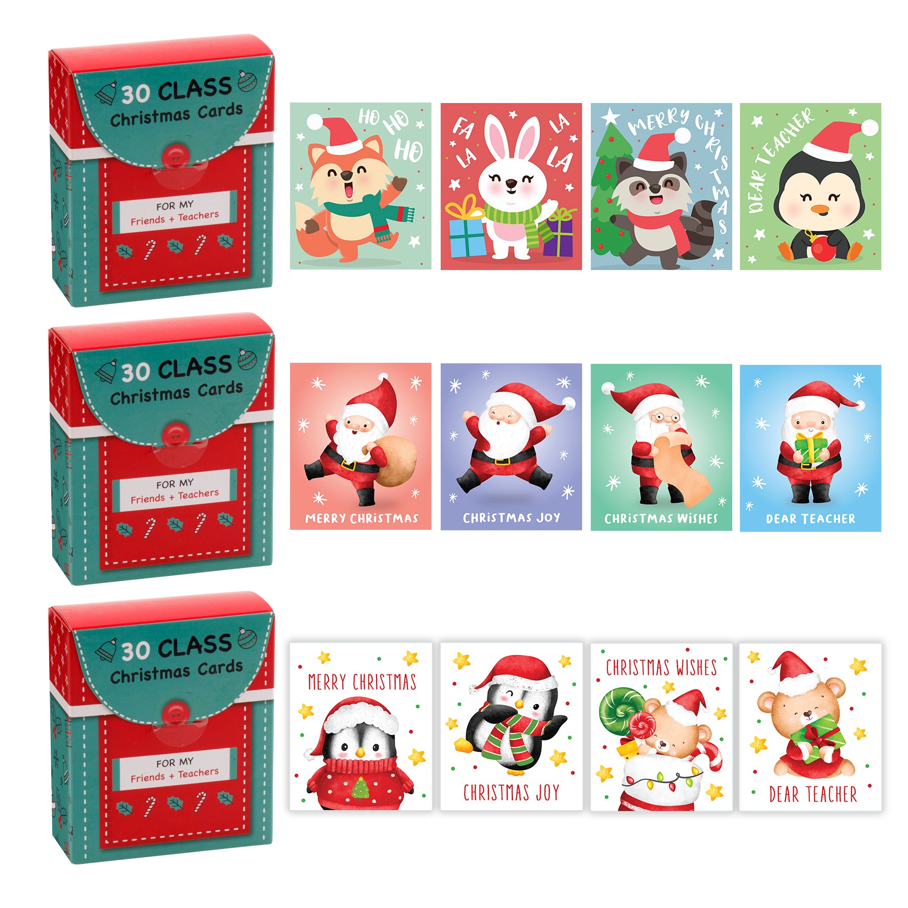 Christmas Cards Box - School Class - Dollars and Sense