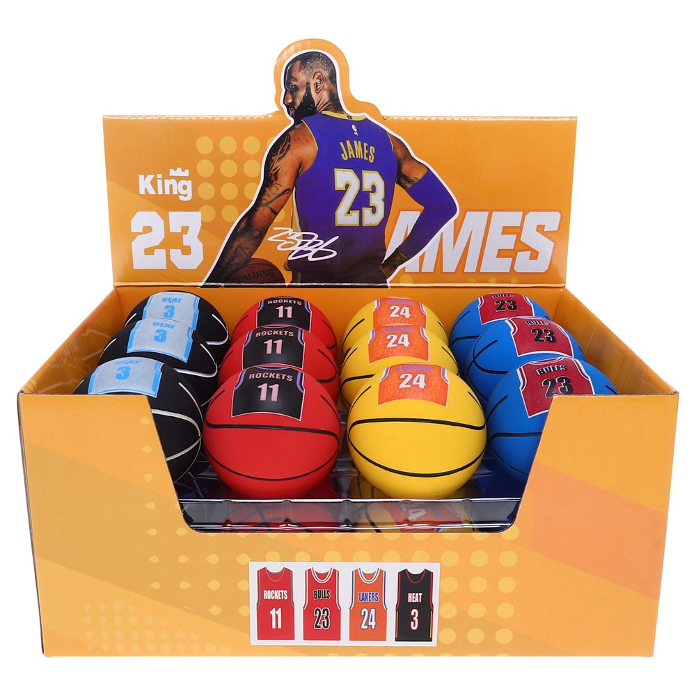 High Bounce Handball Super Stars 6cm - 4 Assorted Designs