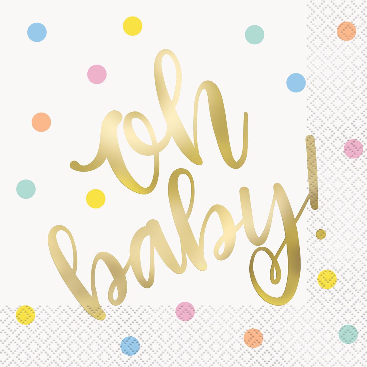 Lunch Napkins - Oh Baby - Dollars and Sense