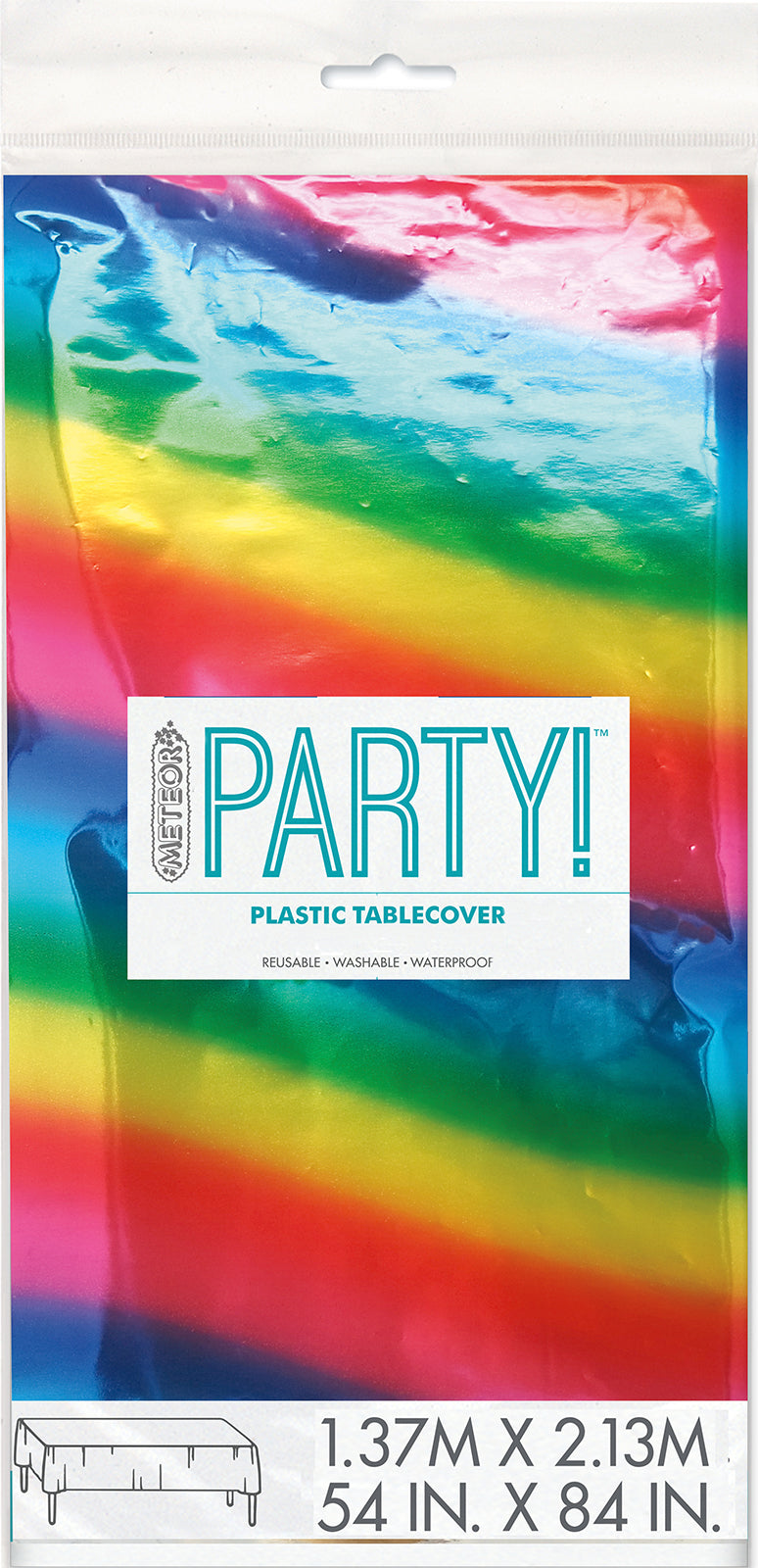 Tablecover - Metallic Rainbow