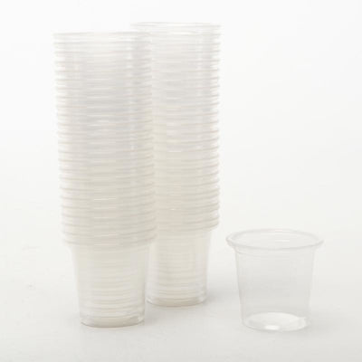 Reusable Shot Glasses - Clear - Dollars and Sense