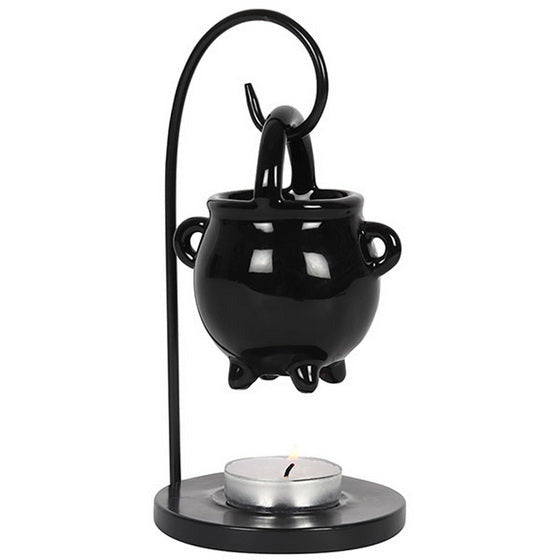 Hanging Witch Cauldron Oil Burner - 17cm - Dollars and Sense
