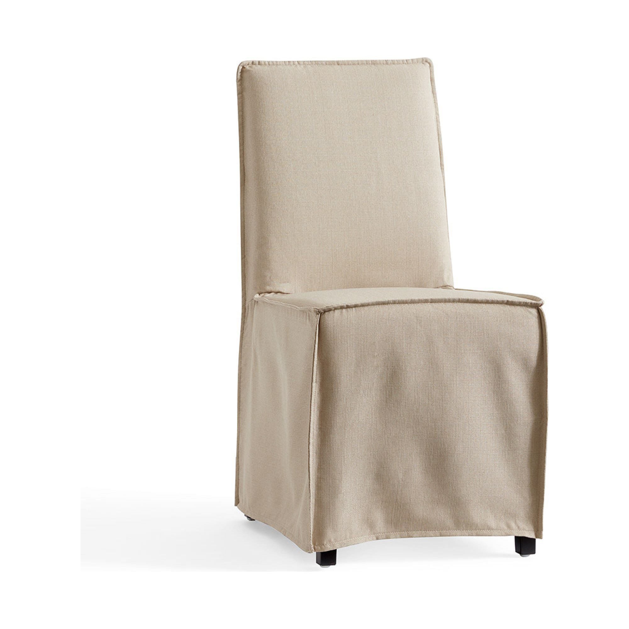 Pottery Barn Carissa Chair Slip Cover -  Natural