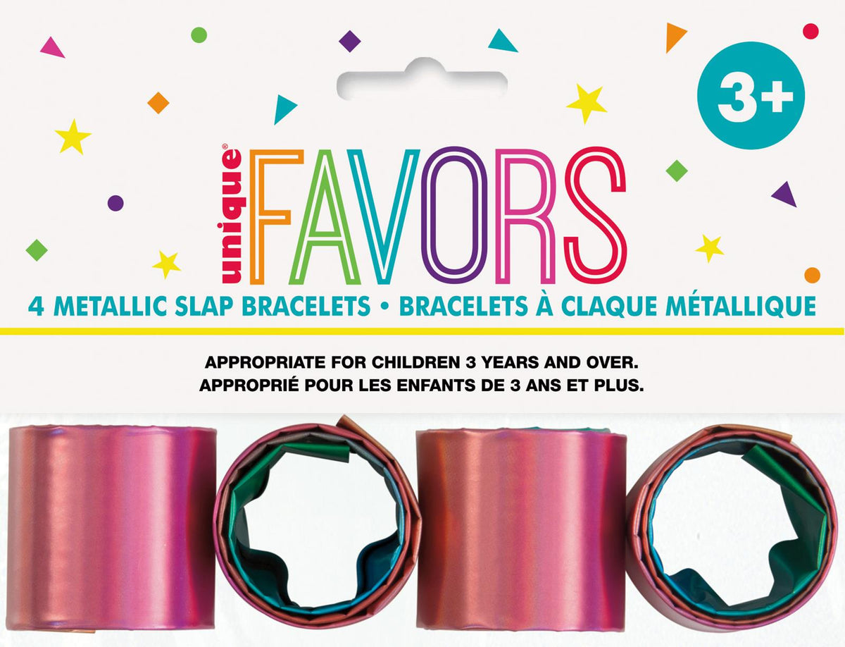 Slap Bracelets Rainbow - Party Favors - Dollars and Sense