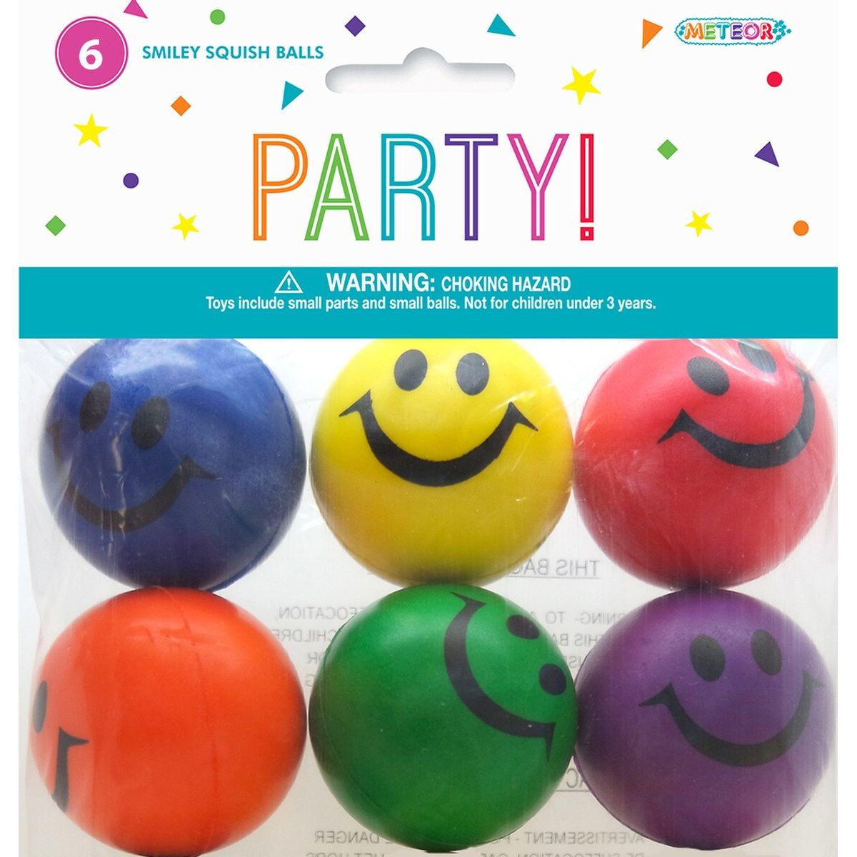 Smiley Squish Balls - Party Favors - Dollars and Sense