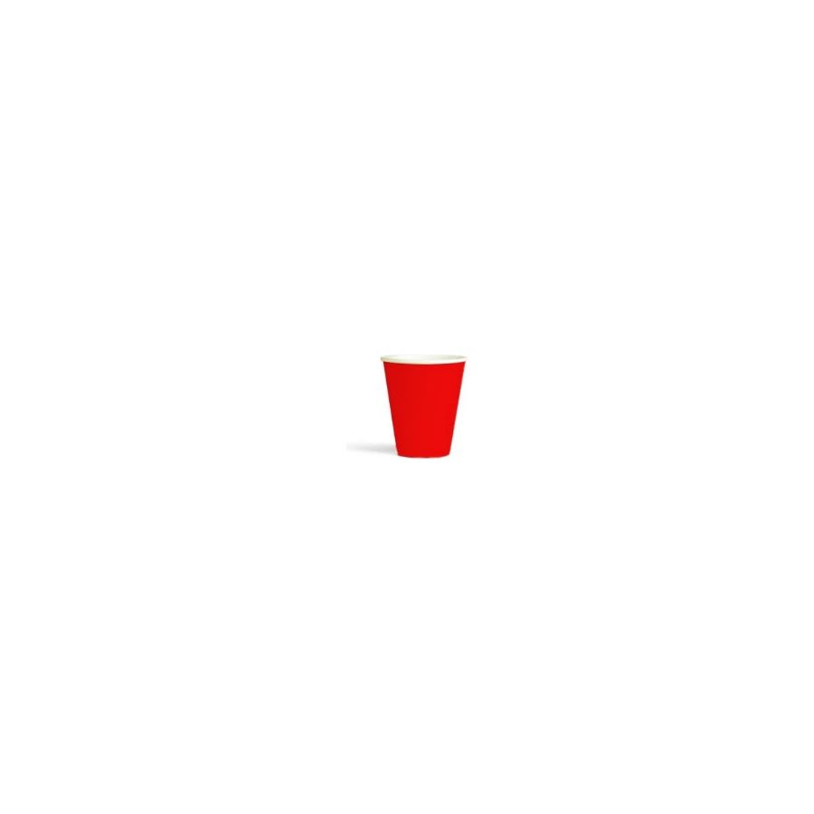 30mL FSC PLA Red Paper Cup Pk30 - Dollars and Sense