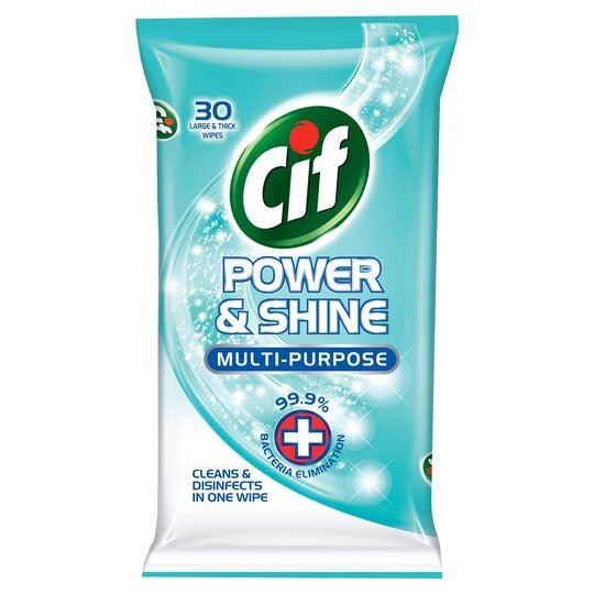 Cif Wipes Power and Shine Antibac Ocean - Dollars and Sense