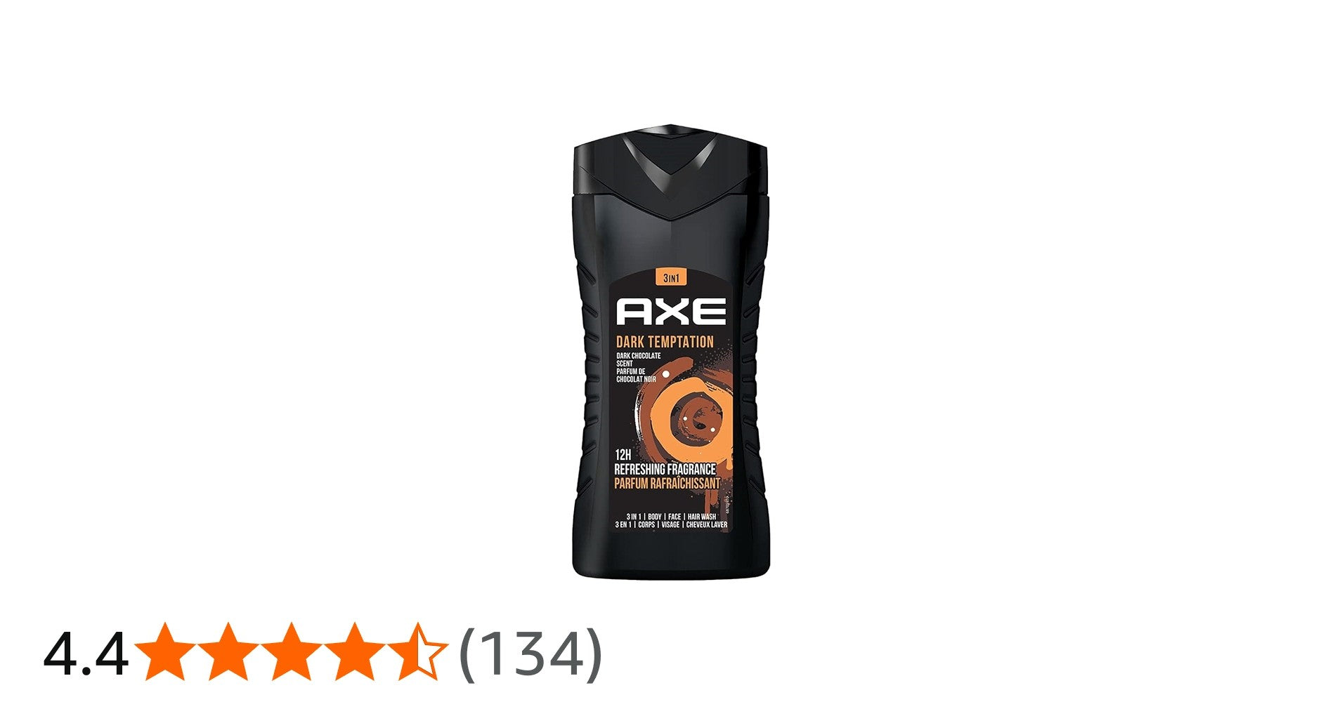 Axe 1L 3 In 1 Body Face Hair Wash Dark