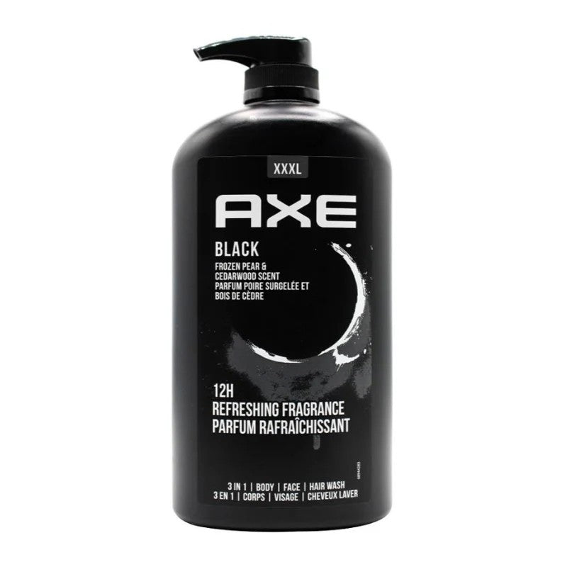 Axe 1L 3 In 1 Body Face Hair Wash Black