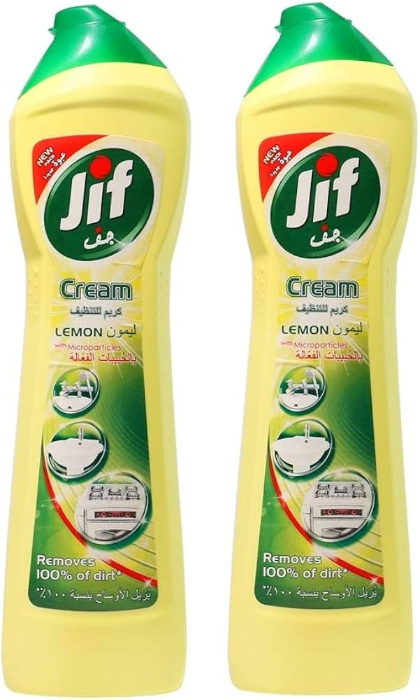 Jif 500Ml Cream With Micro Crystals Lemon