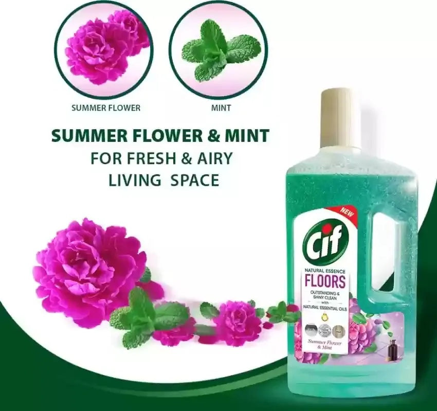 Cif 997ml Natural Essence Floors Summer