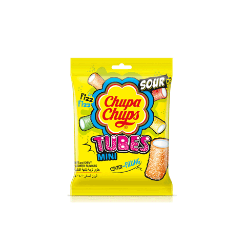 Chupa Chups Sour Mni Tubes 90g