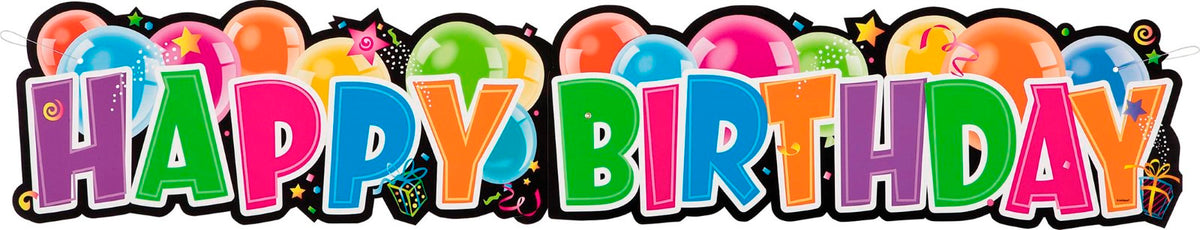 Giant Banner - Happy Birthday - Dollars and Sense