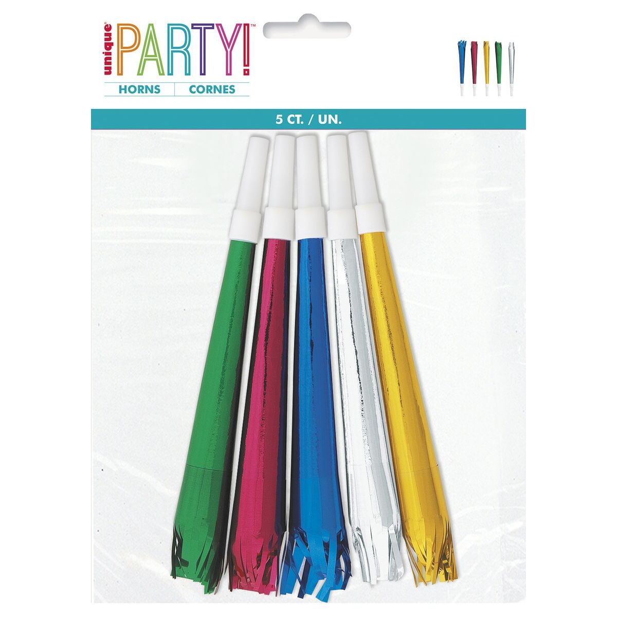 Party Horns - Foil - Dollars and Sense