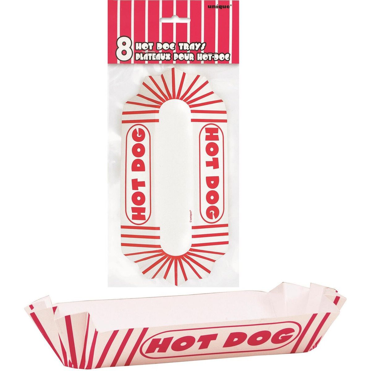 Hot Dog Trays - Paper - Dollars and Sense