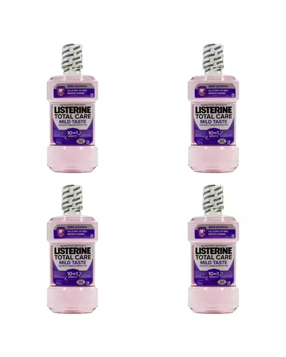 Listerine 750ml Mouthwash Total Care Mild Taste