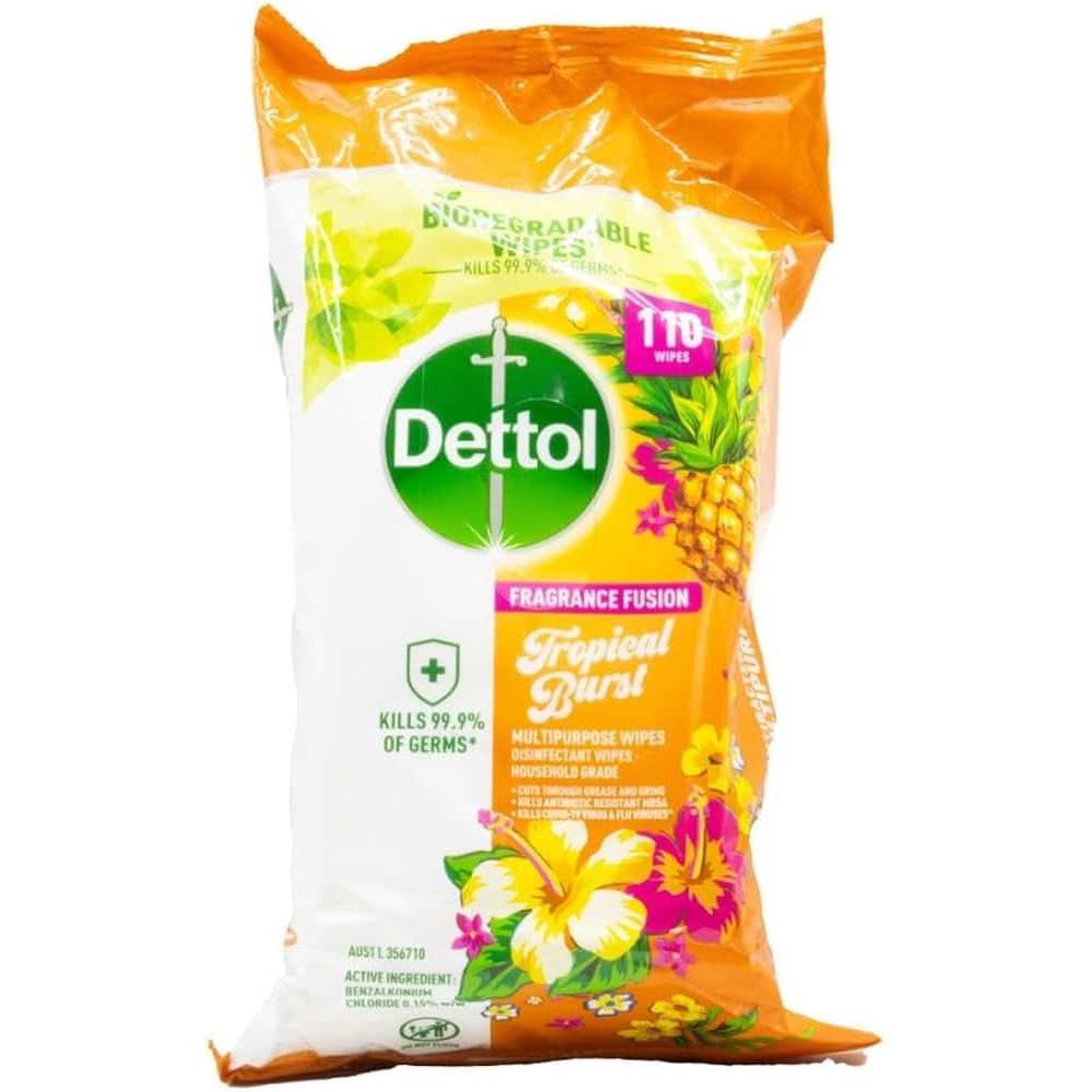 Dettol pk110 Wipes Homes With Pets Fresh