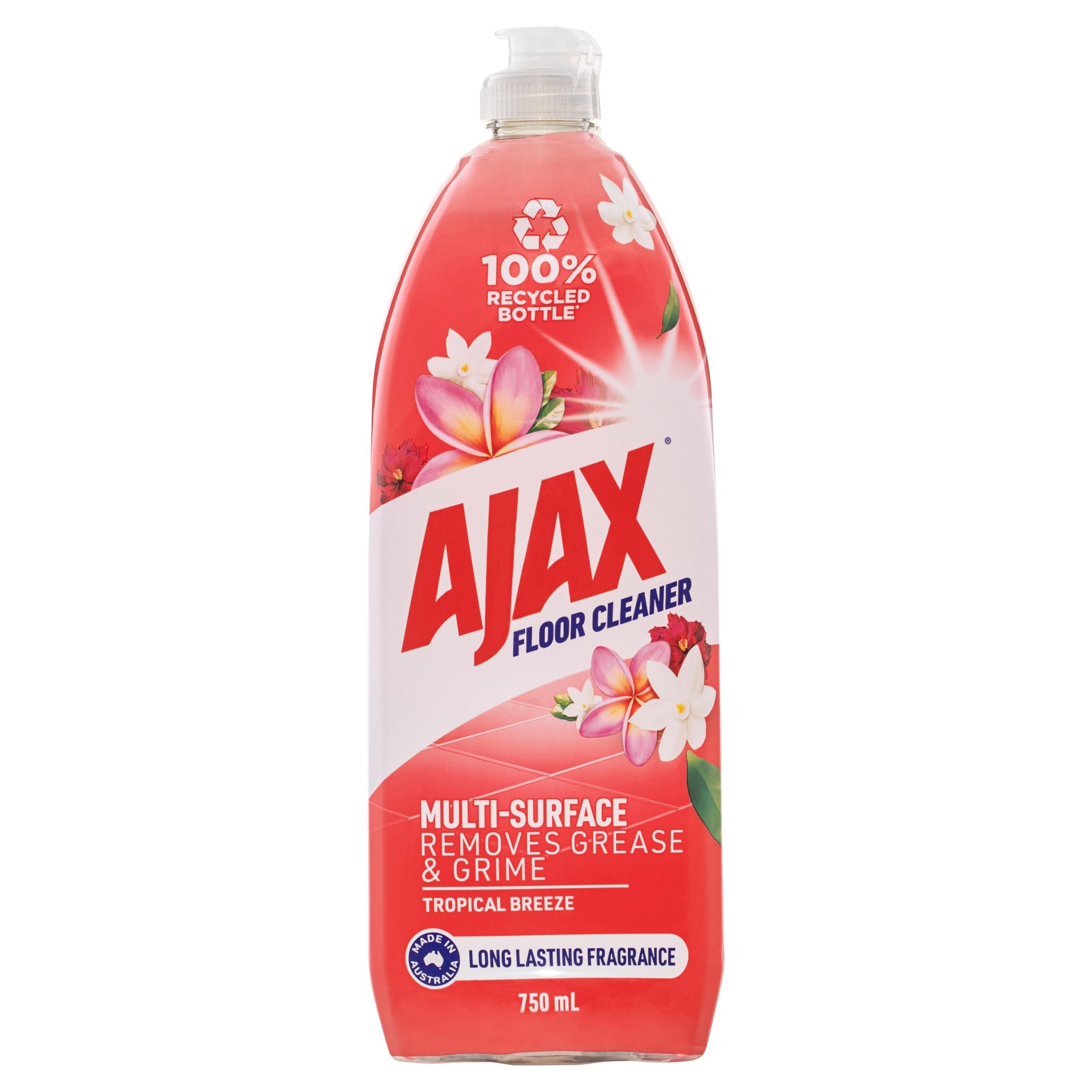 Ajax 750ml Floor Cleaner Tropical Breeze