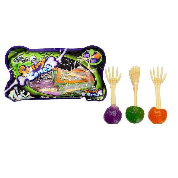 Scary Bones Lollipops 76g