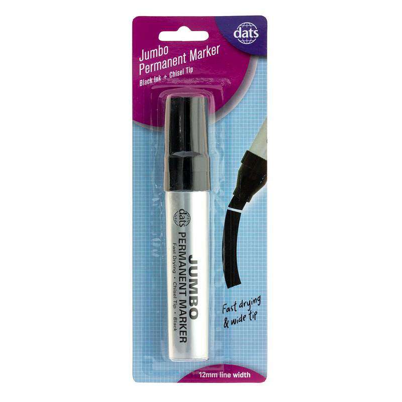 Jumbo Permanent Marker Black - Dollars and Sense