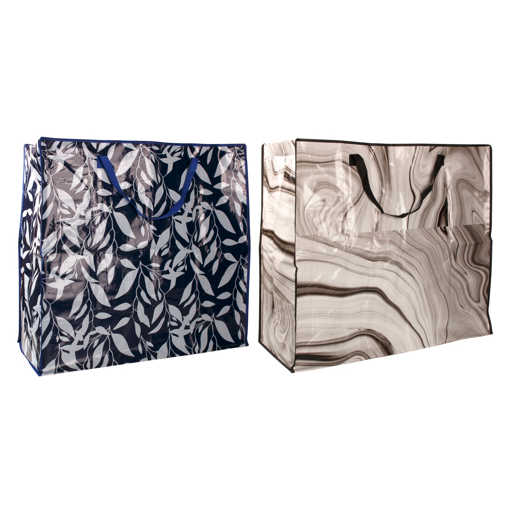 Zip Up Striped Packing Storage Bag - Jumbo