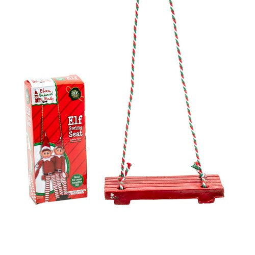 Xmas Elves BB Elf Swing with String 13x5cm - Dollars and Sense